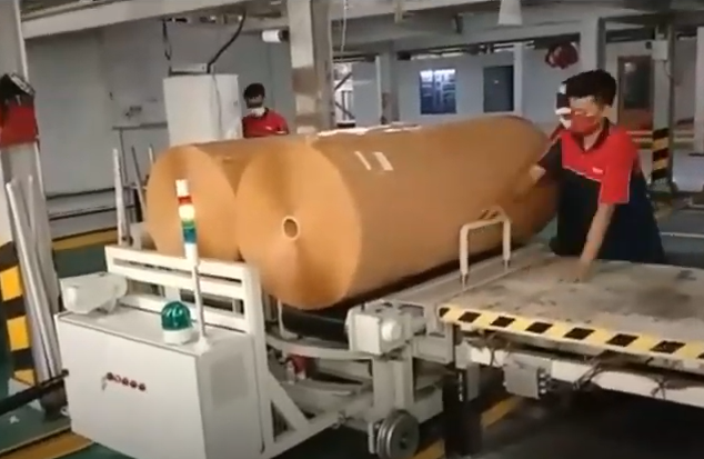 Automated Jumbo Roll Trolley